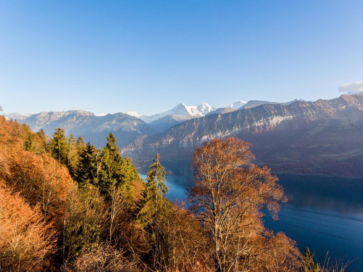 Apartment Enzian Mit Mitbenutzung Spa & Wellness - Griwa Rent Ag Beatenberg Luaran gambar